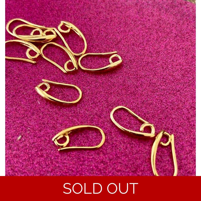 product Image for EARRING COMPONENTS 2 PAIR GOLD